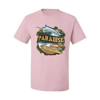 Divlji Bobby, raj sa surfanjem majica Marlin pop kultura Muška grafička majica, svijetlo ružičasta,