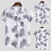 Havajska odjeća za odmor Muška moda Etnička kratka rukava Ležerna štamparija Havajska majica majica