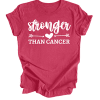 Jači od majice raka, majica raka, majica svijesti o raku, unise majica