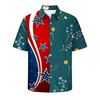 Homodles casual gumb dolje majice za men-tiskovan rever kardigan na prodaju nebo plava veličina m