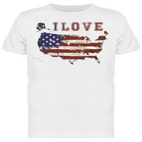 Ljubavna Amerika, sa majicom majica - Mumbe -image by Shutterstock, muško X-Veliki