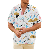 Muški kratki rukav 80S90S Havajska majica servisirajuća magija Vivid dizajn na plaži za mlade za poklon