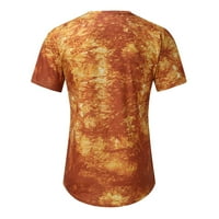 Smihono modne muške majice kratki rukav Tee na vrhu casual vrhovi Vintage Gradient Color 3D print bluza