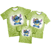 FNYKO LOOTY BOYS majica Lilo & Stitch tiskani opušteni-fit casual s kratkih rukava poliester o-izrez
