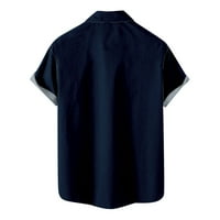 Muškarci Ležerne prilike modne ogrlice za zatvaranje kratki rukav ima džepove Cardigan majica majica u prodaji
