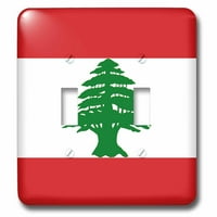 3Droza Libanon Flag - Dvostruki preklopni prekidač