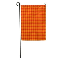 Jesenji narandžasti bizonski uzorak uzorak jesenPlairani bivolocheck Vrtna zastava ukrasna zastava kuća baner