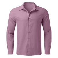 Camisas Para Hombres Plain T majice za muškarce Bulk mužjak ljeto pamučno posteljina od pune ležerne