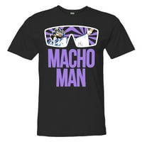 Pro hrvanje tina? Odrasli Muški unisni Macho Man Randy Savage Classic Macho Man Tee