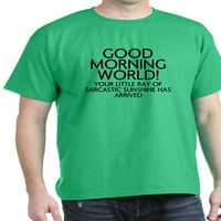 Cafepress - Dobro jutro svjetska majica - pamučna majica