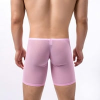 Finelylove kratke hlače za muškarce Casual Hotsas Culottes Slim ravno čvrstog hoda Ružičasta XL