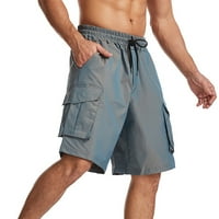 CLLIOS CARGO HORTS za muškarce plus veličine Multi džepovi Hlače Radne vojne kratke hlače Udobne kampove Teretne kratke hlače