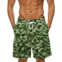 HHEI_K Hlače Muške muške kratke hlače Ljetni odmor Havajske casual lagane muške kratke hlače vlage Wicking