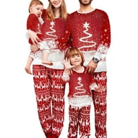 Porodica koja odgovara Božićne pidžame za odrasle, tinejdžere i baby odmor za odmor-dijete odjeće za spavanje kućice za spavanje