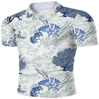 Grianlook muns polo majica Dugme Tee rezervat za majice Muške atletska bluza Slim Fit s kratkim rukavima