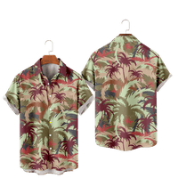 Ljetne crtane majice za muškarce 3D tiskane muške havajske majice plaža kratki rukav modni vrhovi majica, D-140