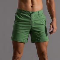Outfmvch muški šorc Skort za žene Casual Ljeto Muške ljetne hlače Pocket CrckString Brzi suhi sportski trčanje ravne kratke hlače za muškarce Green M