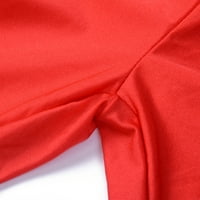 Ženske ljetne sportske hlače, kratka boja u boji visokog struka dno, elastična opsega Tummy Control Work Worke