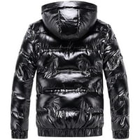 Muška lagana topla jakna za puffer zimska zgušnjava kaputi sa kapuljačom casual patentnih patentnih