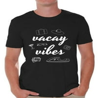 Newkward Styles VacAy vibes majica za muškarce Košulje za odmor Summer Odmor Majica Muška popratna majica