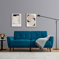 Kepooman 71 Moderni Loveseat kauč za dnevnu sobu mali prostor, plavi