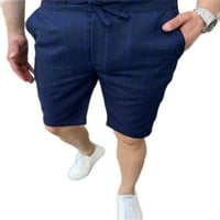 GRIANLOOK MENS TAGGY ELASTIC ELASTIC EIPE THORAKOVI PROVJERITE Ljetne kratke hlače u fitness srednjim strugovima