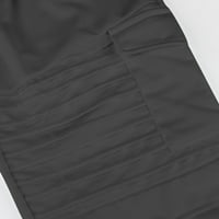 Leesechin ponude muških kratkih hlača naglesne čipke čvrste boje fitness sportskih pantalona za pet točaka na klirensu