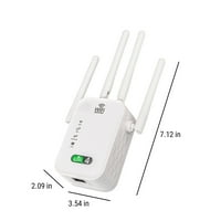 Bežični raspon usmjerivača Extender 2.4G WiFi bežični internet pojačao bežični signal Pojačavač repetitora s Ethernet portom produži internet WiFi za kućni WiFi Extender WiFi bijeli