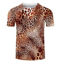 Muška ljetna košulja Muška povremena ulica 3D digitalni tisak okrugli vrat kratki rukav majica