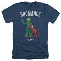 Gumby - Bromance - majica s kratkom rukom Heather - velika