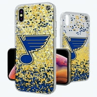 St. Louis Blues iPhone Confetti Glitter Case