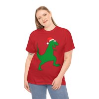 Santasaurus Santa T-Re Dinosaur Božićne majice Unizirane grafičke majice, Veličine S-5XL