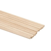 Drveni umjetnički štapići, tvrdo drvo štapovi drveni nosači drveni štapići drveni okrugli štapići, DIY