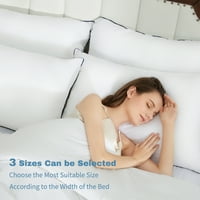 Sagino jastuci za spavanje, kraljevski set veličine 2, premium plišani alternativni jastuci, hipoalergeni