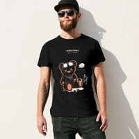 Medvjed Buddy Cool Nijanse Majica - Trendi i razigrani muški čaj sa sunčanim naočarima-vezenim zabavnim