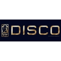 Muška zvijezda Trek: Discovery CTP Disco Logo Grafički tee mornarički plavi medij
