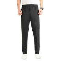 Muške pantalone SHPWFBE i udobna jesen i zimska puna boja plus baršunaste patentne džepove radne pantalone za muškarce muške joggere sa džepovima