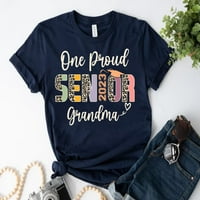 ObiteljskiPop LLC One Ponosna grafička majica za starije bake, klasa, ponosna baka diplomirana majica