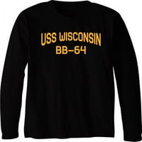 Wisconsin BB-BATTERSHIPE standardne majice s dugim rukavima