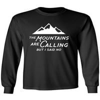Planine pozivaju na majicu dugih rukava za odrasle
