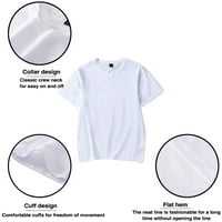 Crtani uzorak Uskršne majice za muške print kratkih rukava TOP 3D Ležerne prilike za majicu Street Muška
