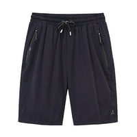 Guvpev muške ljetne casual tanke hlače na plaži za brzo sušenje Ležerne prilike, kratke hlače - Navy XL