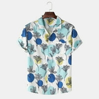 Bluze za majice Zermoge za muškarce na prodaji zazora ljetne košulje Ležerne majica kratkih rukava Lapel