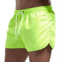 Cuoff Hlače Muška plaža Casual Beach Hlače tiskane vodootporne pet hlača Spuštajuće kratke hlače Green