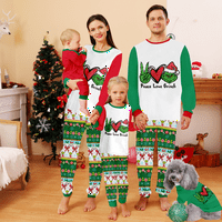 Božićne pidžame za obitelj, obiteljske Xmas Pajamas Podudarni setovi, Božićne folije pidžame