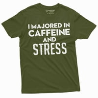 Funny majica majica u glavi sam na stres i kofeinskim maturu