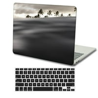 Kaishek zaštitni futrola tvrdi pokrov kompatibilan sa MacBook Pro 16 - A + crna poklopac tastature, ružičasta serija 0670