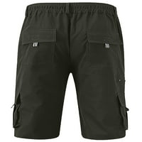 Leuncero muške dungarene nosače teretni kratke hlače Solidne boje Ljetne kratke hlače Muškarci Havajski