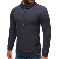 Dukseri za mens Slim FIT džemper casual dugih rukava Turtleneck Pulover
