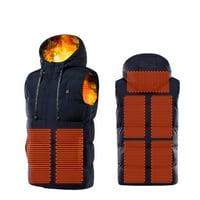 Munlar Clear Rain Jacket-Plus Veličina Grijani prsluk za i dvostruku kontrolu grijanje prsluk grijani zimski grijanje Vesluci Sportski kaputi za muškarce Božinsko čišćenje zimskog kaputa